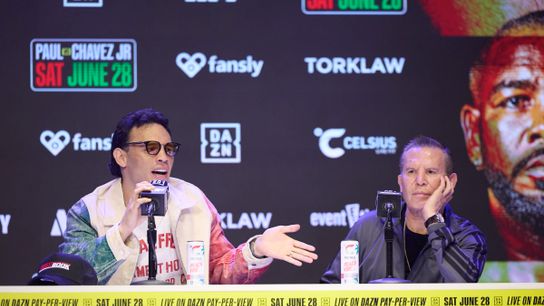 There would probably be more interest if Julio Cesar Chavez Sr. (R) were fighting Jake Paul rather than his son, Julio Cesar Chavez Jr. (L) There would probably be more interest if Julio Cesar Chavez Sr. (R) were fighting Jake Paul rather than his son, Julio Cesar Chavez Jr. (L)