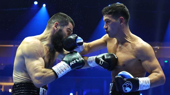 No duck, just a trilogy worth finishing: Bivol is fighting Beterbiev, not avoiding Benavidez. Photo by Matt Richardson/Matchroom