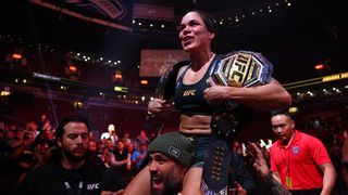 Two-division champion Amanda Nunes selected for UFC Hall of Fame (UFC). Photo by  Sergei Belski/Imagn Images
