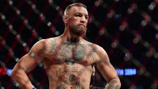 Conor McGregor spits on a fan as outrageous behavior by UFC fighters continues seemingly unabated (mma). Photo by File photo