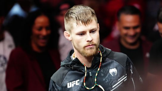 Bryce Mitchell called Hitler 'a good guy' — So why was he asked about Aaron Pico?. Photo by Stephen R. Sylvanie/Imagn Images