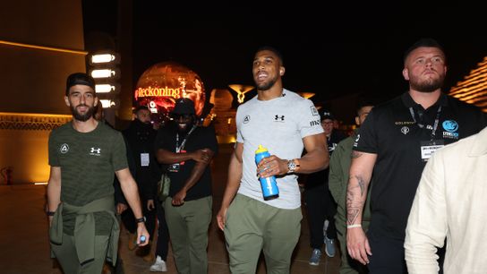 Maybe there's more to AJ's gruff demeanor than the poor questions he was asked in Saudi Arabia (Boxing)